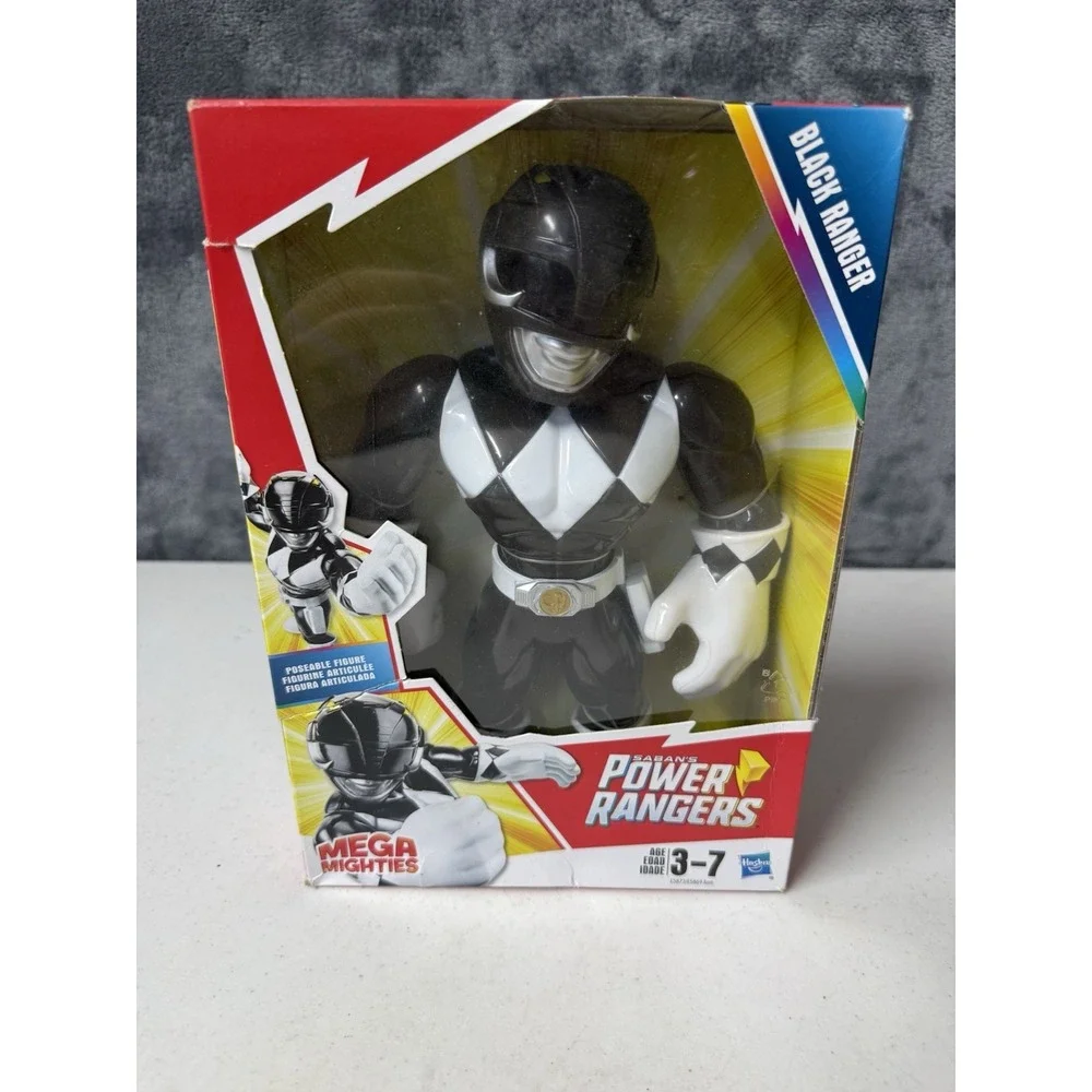 Playskool Heroes SABAN's Power Rangers Black Ranger Action Figure Mega Mighties